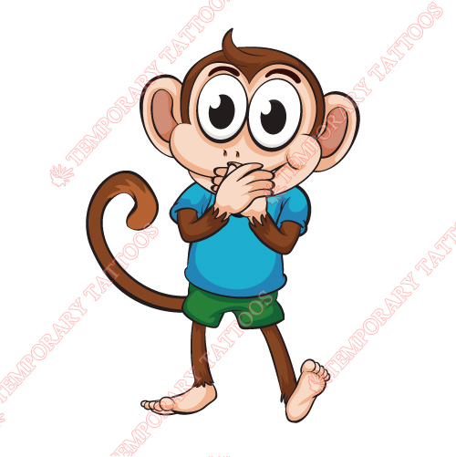 Monkey Customize Temporary Tattoos Stickers NO.8643